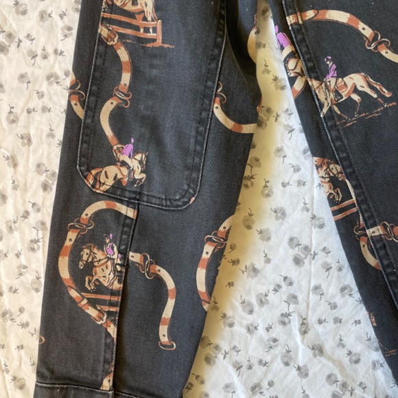 Topshop/Topman Denim Jacket with Carousal Design - Picture 5 of 5